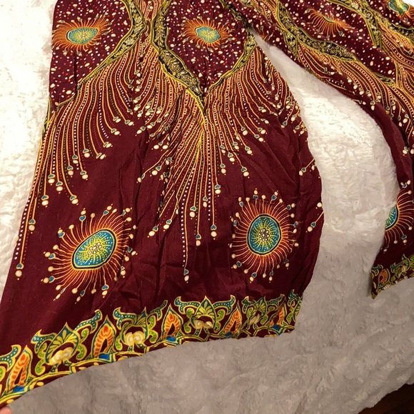 Flowy boho pants with slits - Picture 11 of 12